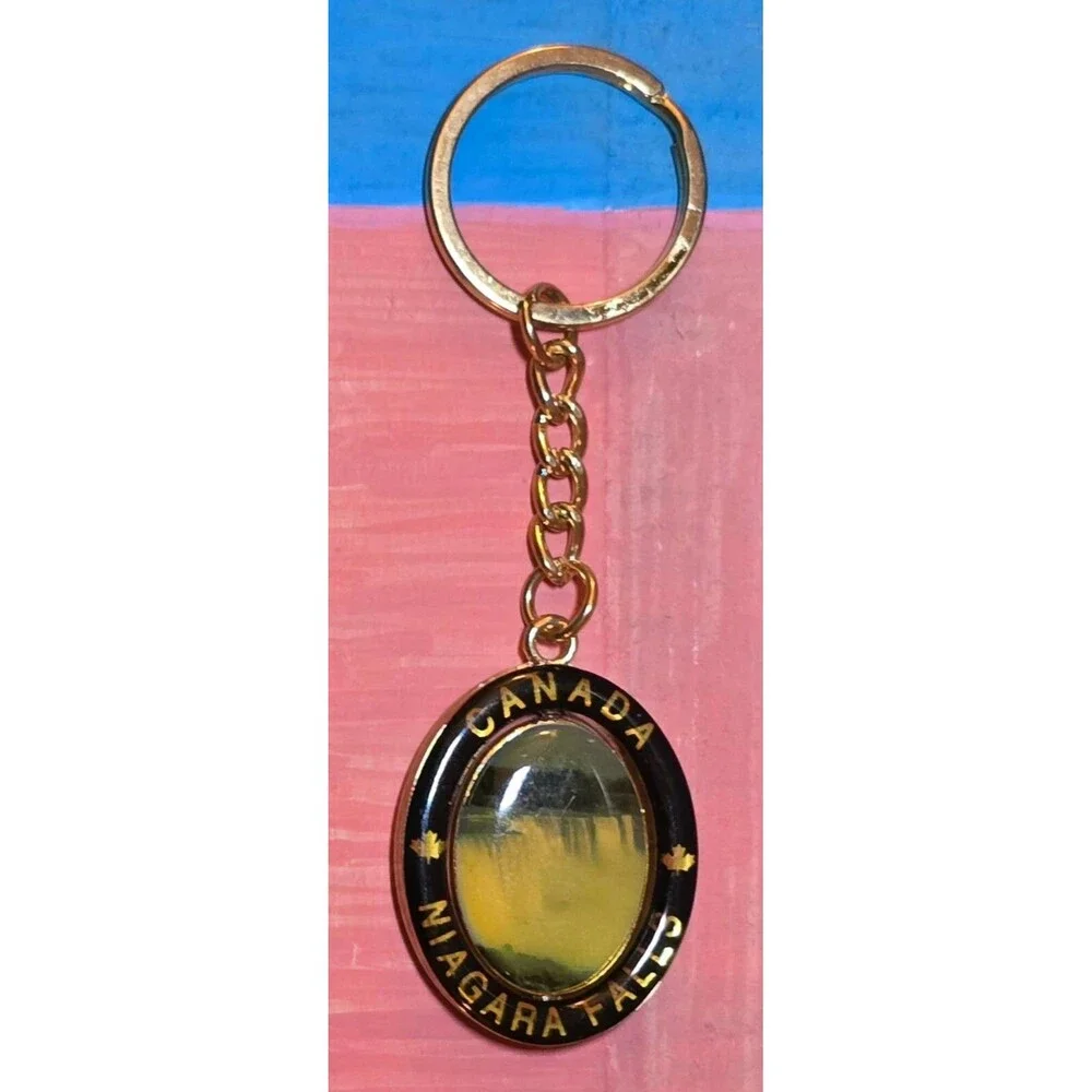 Niagara Falls Canada Keychain - Souvenir Keyring Ontario Travel Collectible